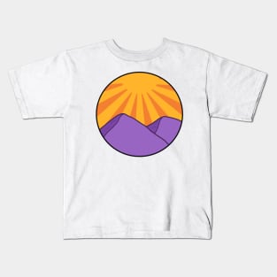 Purple mountains Kids T-Shirt